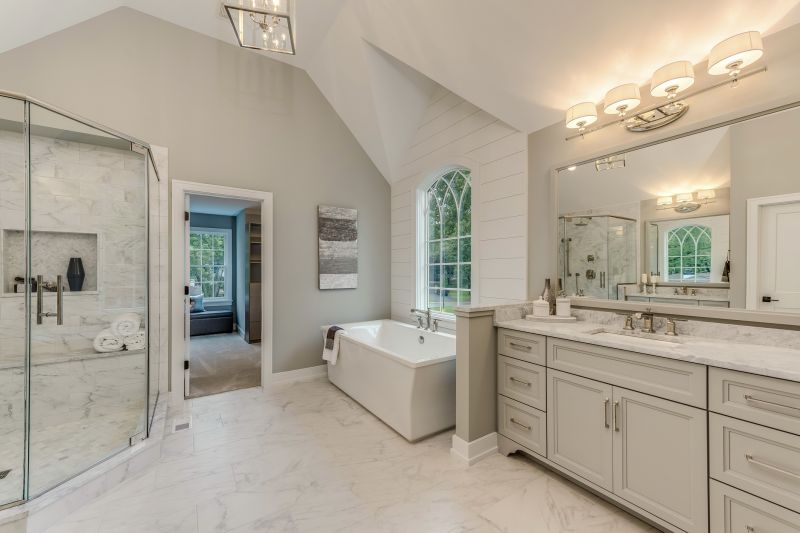 Elegant Bathroom with Double Vanities